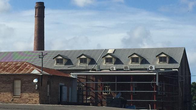 Restoration works start on the heritage-listed Commonwealth Acetate of Lime Factory which will open as an industrial wholesalers’ precinct. Picture: Brian Bennion