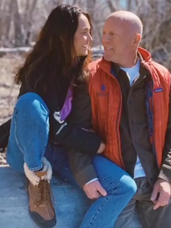 Bruce Willis with his wife Emma Heming.