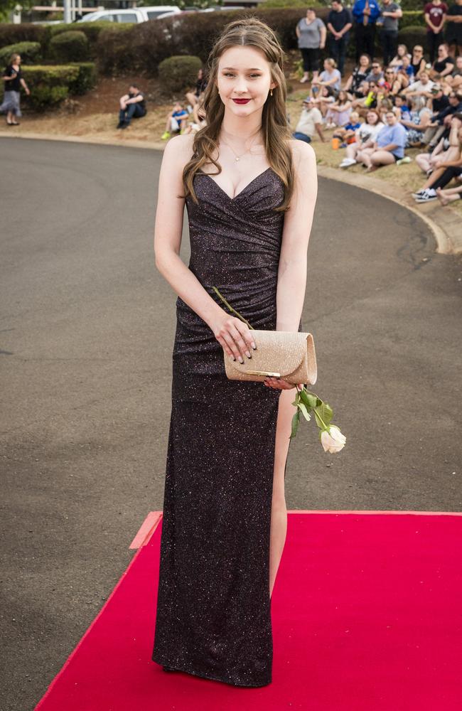 Eryn Saunders at Harristown State High School formal at Highfields Cultural Centre, Friday, November 17, 2023. Picture: Kevin Farmer