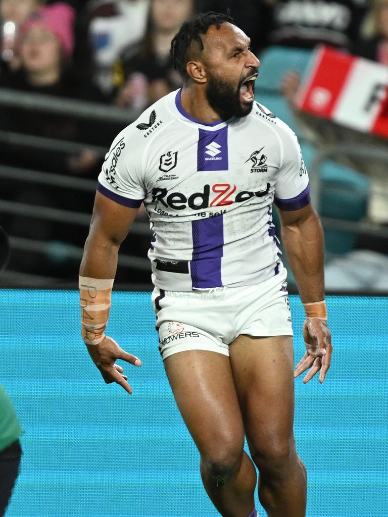 The Wests Tigers and Melbourne Storm are in talks about a possible player swap, which could see Justin Olam joining the Tigers. Picture: NRL Photos