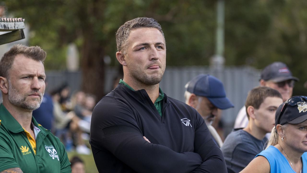 Sam Burgess is torn over his coaching future.