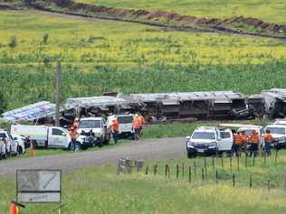 Western line closed as train derails near Toowoomba