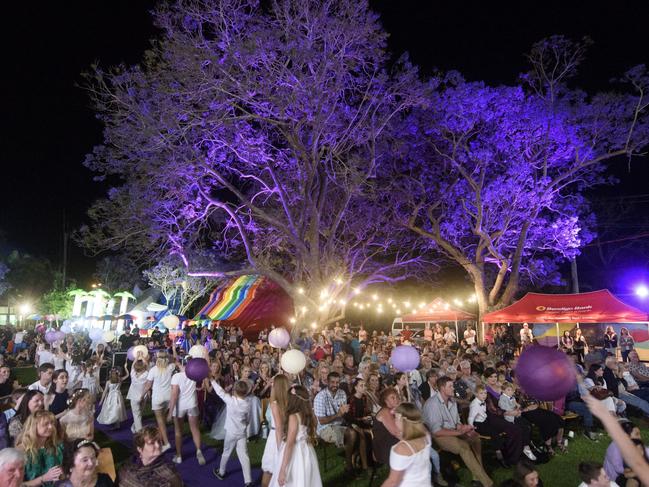 Market Square is a hub for Jacaranda Festival celebrations. The park's liquor restrictions will be lifted during the festival in order to host special events.