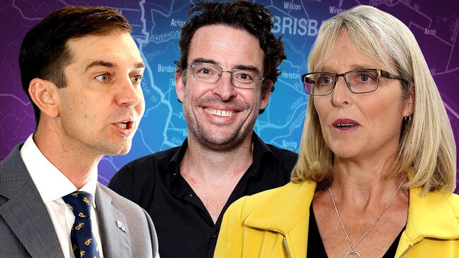 Joe Hildebrand hosted the live debate with Brisbane candidates.