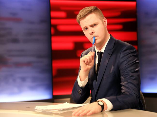 Tom Ballard is the host of the ABC show Tonightly. Picture: ABC