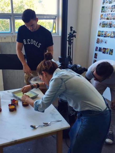 Will and Steve have shared photos from their cookbook photography shoot on Instagram