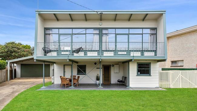 The three-bedroom house at 704 Pigdon St, Indented Head, is listed with $865,000 to $950,000 price hopes.