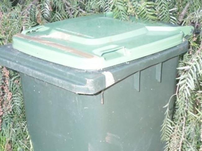 The police found parts of Mr McLean in a wheelie bin. Picture: SAPOL