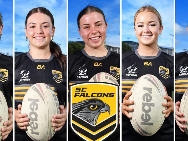 Sunshine Coast Falcons female under-17 and under-19 2025 season previews. Pictures: Patrick Woods.