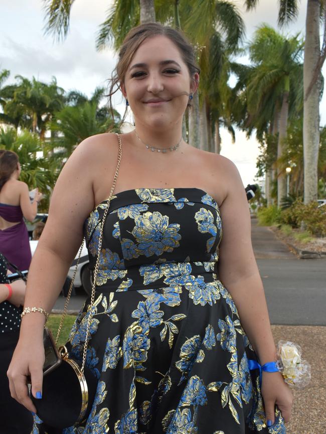 Claire Dahms at the Sarina State High School formal at the MECC, Mackay, on Thursday November 19. Picture: Zizi Averill