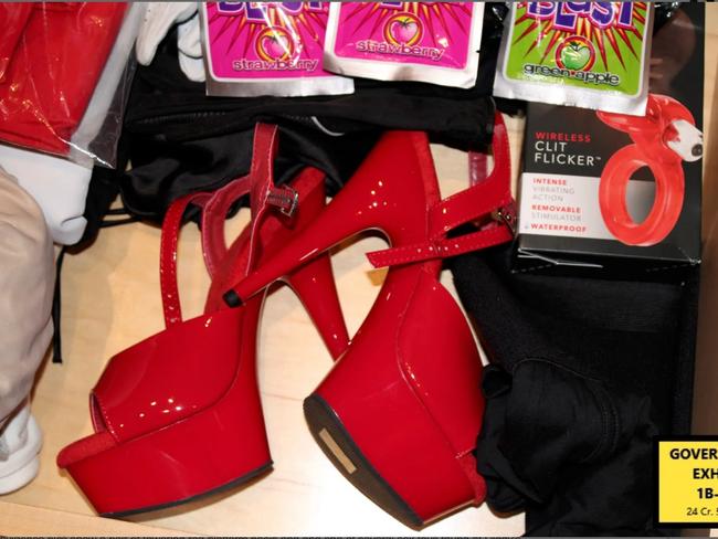 Inside they found an array of items used in freak offs. Picture: US Department of Justice