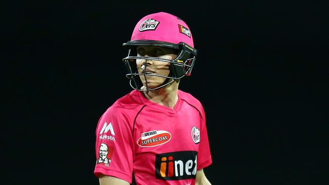 The NSW batsman didn’t find his feet at the Sixers. Photo: Gregg Porteous