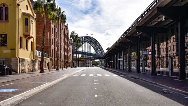 Greater Sydney remains in lockdown until July 30 but a lockdown extension is feared as the state continues to record case numbers above 100, Picture: Getty images