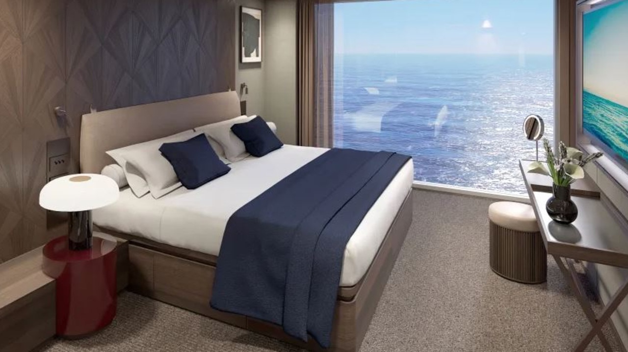 There will be a variety of accommodation options on-board, including the three-bedroom Duplex Haven Suites. Picture: NCL