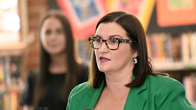 Sarah Mitchell has revealed that three southwest Sydney schools will tell parents where they have to send their child in 2023 in a bid to make sure everybody gets a place. Picture: Jeremy Piper