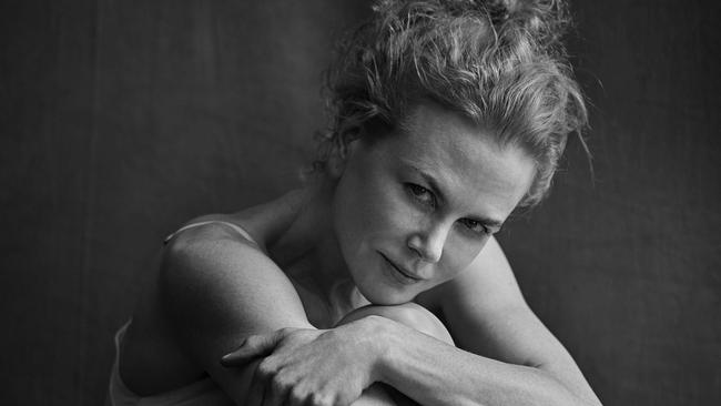 Nicole Kidman has posed without make-up in a stunning new shoot. Picture: Peter Lindbergh/EPA/Pirelli