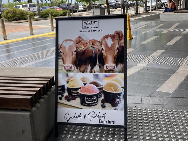 Maleny Food Co. gelato and sorbet at Laffos Bar and Pizzeria. Picture: Madeleine Graham