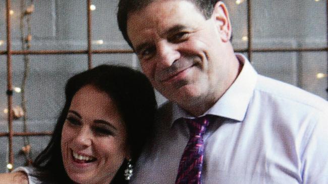 Emma Walters and John Setka on their wedding day.