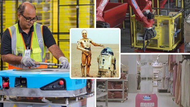 Robots at Amazon, Aust Post and Kmart plus Star Wars