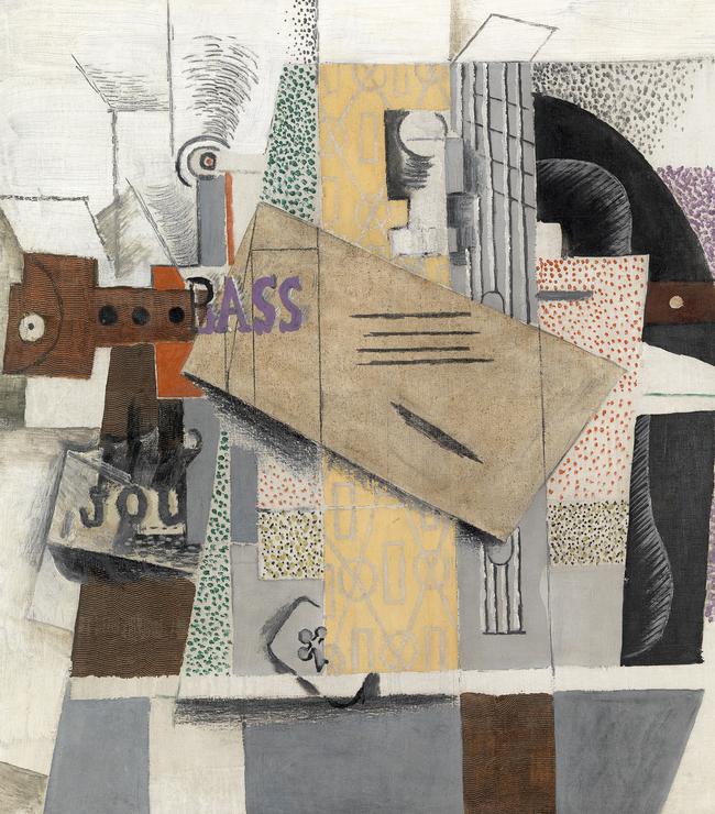 The violin (Le violon) by Picasso (1914). Picture: Supplied - NGV