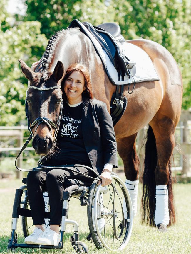 Shine Joy Heenan Joy Heenan with her horse, Sandman.  Photo by Chloe Smith  Photo by Chloe Smith.