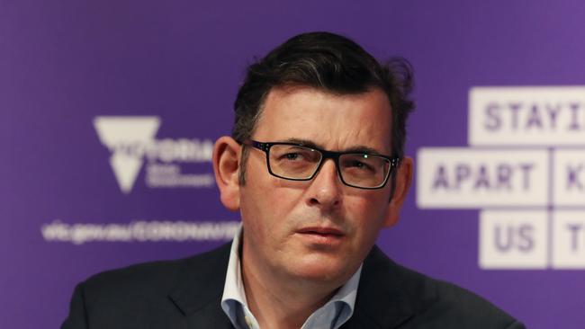 Daniel Andrews' lockdown has no end in sight. Picture: David Crosling/NCA NewsWire.