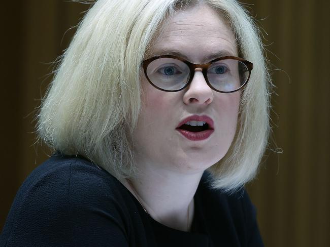 CANBERRA, AUSTRALIA NewsWire Photos - MAY 25, 2021: Senator Amanda Stoker  during a Senate enquiry  in Parliament House in Canberra.Picture: NCA NewsWire / Gary Ramage