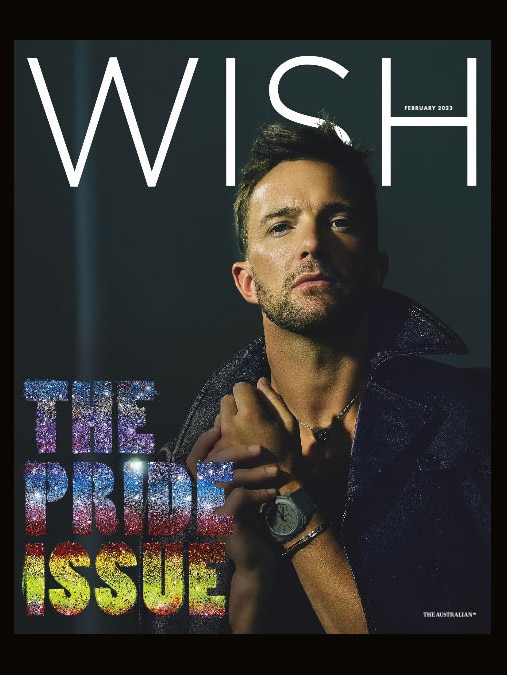 Tim Draxl on the cover of WISH magazine.