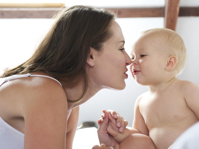 A mum on maternity leave is tackling debt dominoes. Picture: Thinkstock