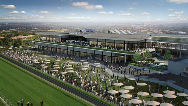 The approved plan for the Winx Stand.