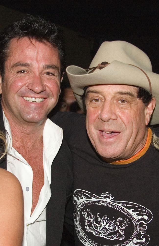 Darren Thornburgh with Molly Meldrum in 2006. Picture: Marshall Dwyer.