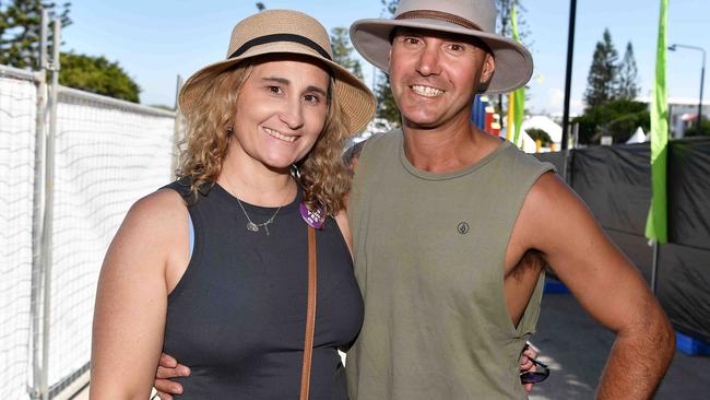 Louise Durant and Matthew at Caloundra Music Festival. Picture: Patrick Woods.