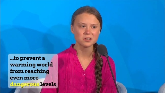 Greta Thunberg chastises world leaders at UN climate summit