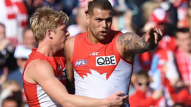 Lance Franklin was back to his best on Saturday.