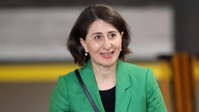 Gladys Berejiklian arrives for Friday’s ICAC hearing. Picture: NCA NewsWire/Damian Shaw