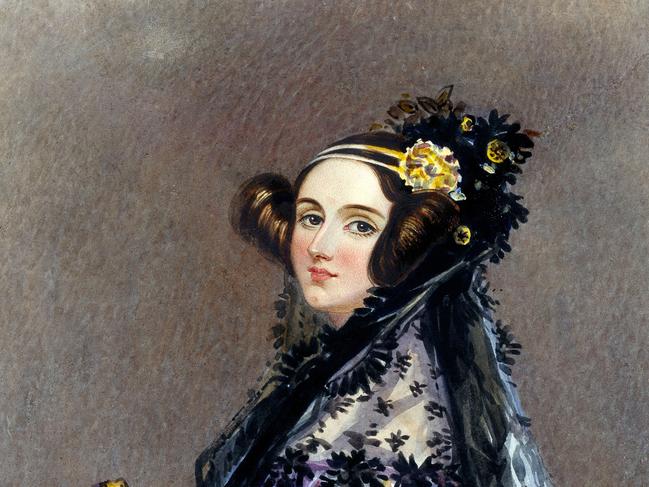 Mathematician Lady Ada King Countess of Lovelace in an 1840 portrait.