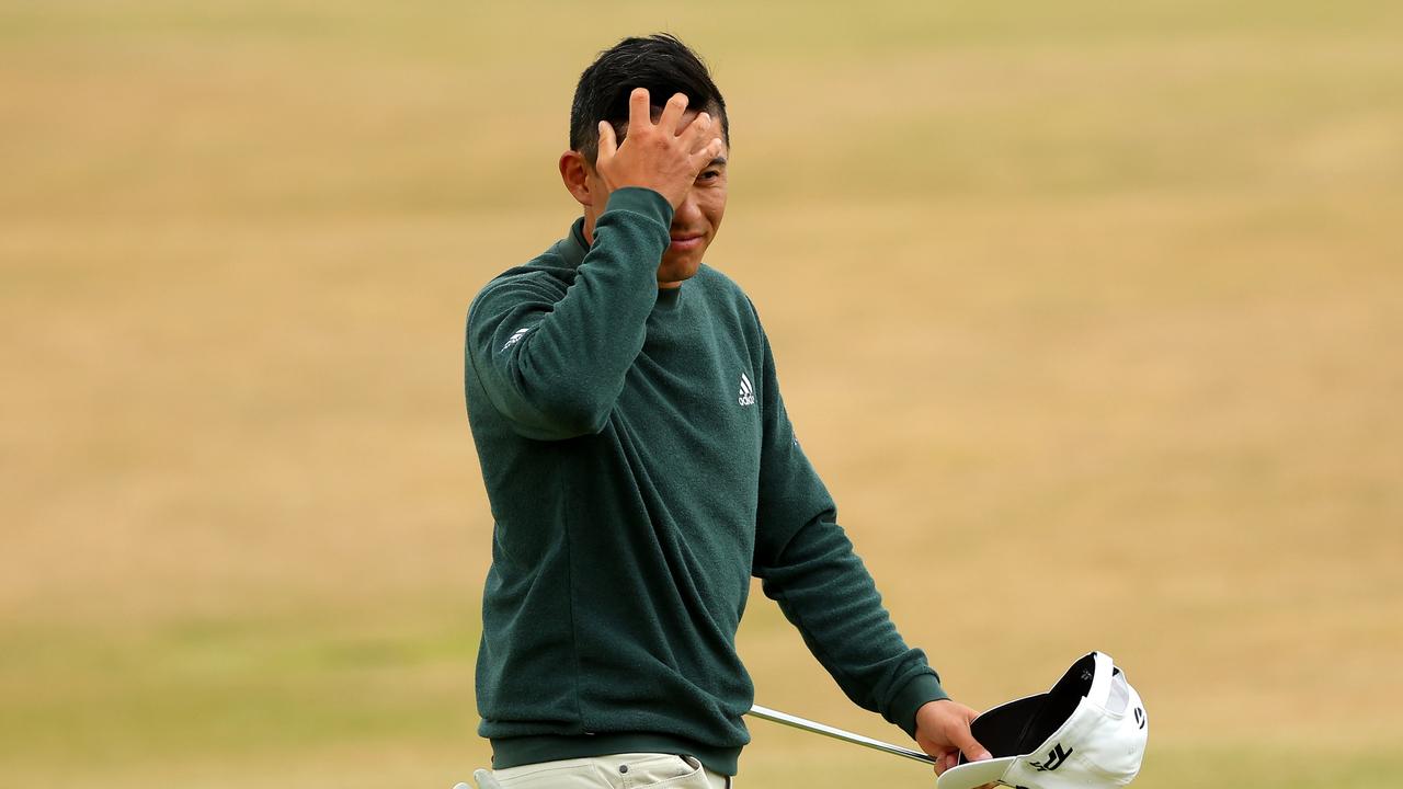 Collin Morikawa missed the cut. (Photo by Kevin C. Cox/Getty Images)