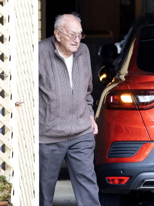 Ron Hodge, 92, who was allegedly assaulted by two police officers when they were called to a domestic violence incident at his Picton home in January. Picture: Jane Dempster/Daily Telegraph