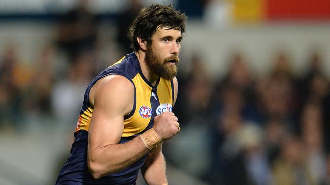 Josh Kennedy starred in West Coast’s win over Hawthorn. Picture: Daniel Wilkins