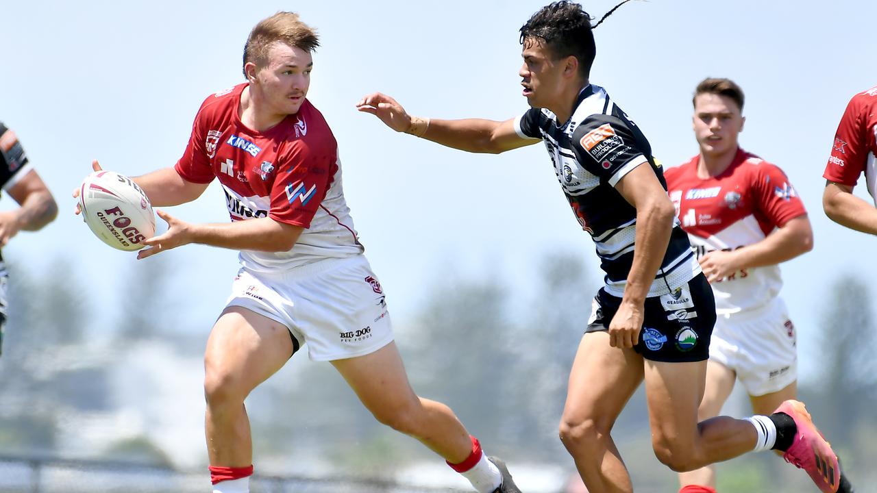 Redcliffe Dolphins player Drew Timms is a Wavell past student. Picture, John Gass