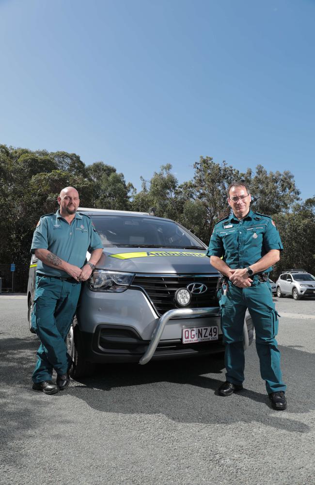 Paul Bedward and Rob Azzopardi. Picture: Mark Cranitch.