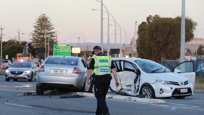 A 80-year-old woman died after a crash at Birkenhead on October 17. Picture: Dean Martin