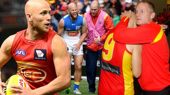 Gary Ablett and Guy McKenna were with the Gold Coast Suns from the start.