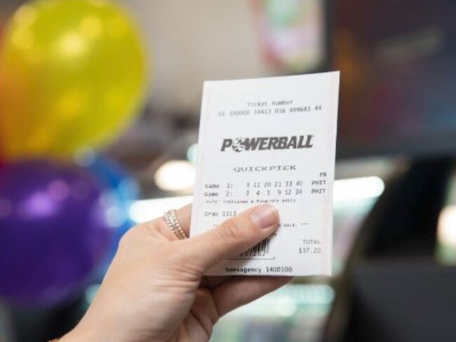 One of the many Powerball tickets being bought. Picture: Supplied