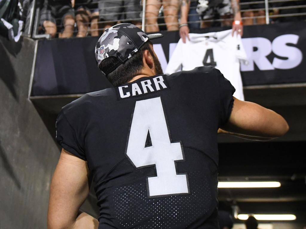 Derek Carr writes Raiders goodbye, says title fire 'still rages' - ESPN