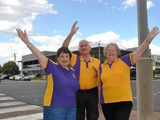 WELCOME TO ROMA: Aileen Knowles, David Knowles and Annette Knowles are excited for the annual Lions Club District Convention to be held in Roma this weekend. Picture: Molly Hancock