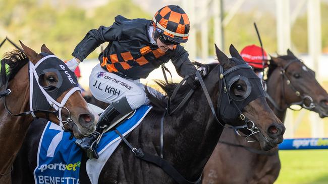 Benedetta wins The Goodwood. Picture: Makoto Kankeko