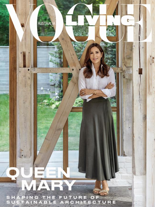 Australian-born Queen Mary of Denmark is the cover star in the January/February issue of Vogue Living. Pictures: Birgitta Wolfgang Bjørnvad