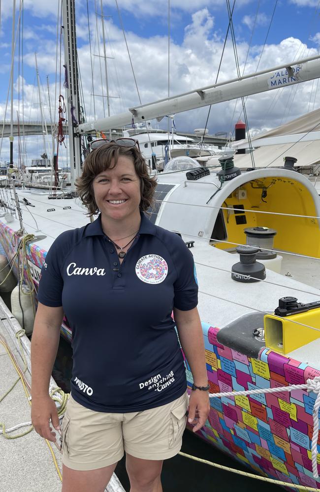 Lisa Blair, who holds eight world records and is the fastest person to solo circumnavigate Antarctica, will present at the Ocean Lovers Festival. Picture: Supplied.