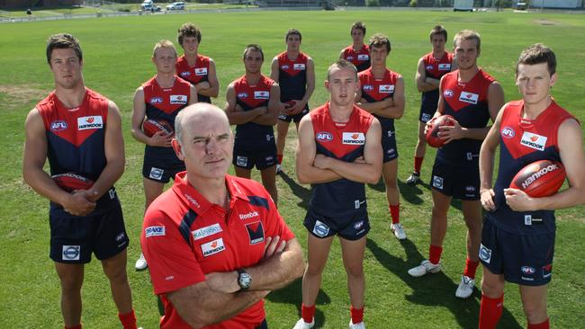 Luke Tapscott was among Melbourne’s 11 top-20 draft picks in four years.